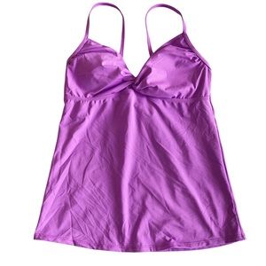 Athleta Front Knot Tankini Size Medium Tall